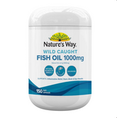 Nature's Way Wild Caught Odourless Fish Oil 1000mg 150 Capsules